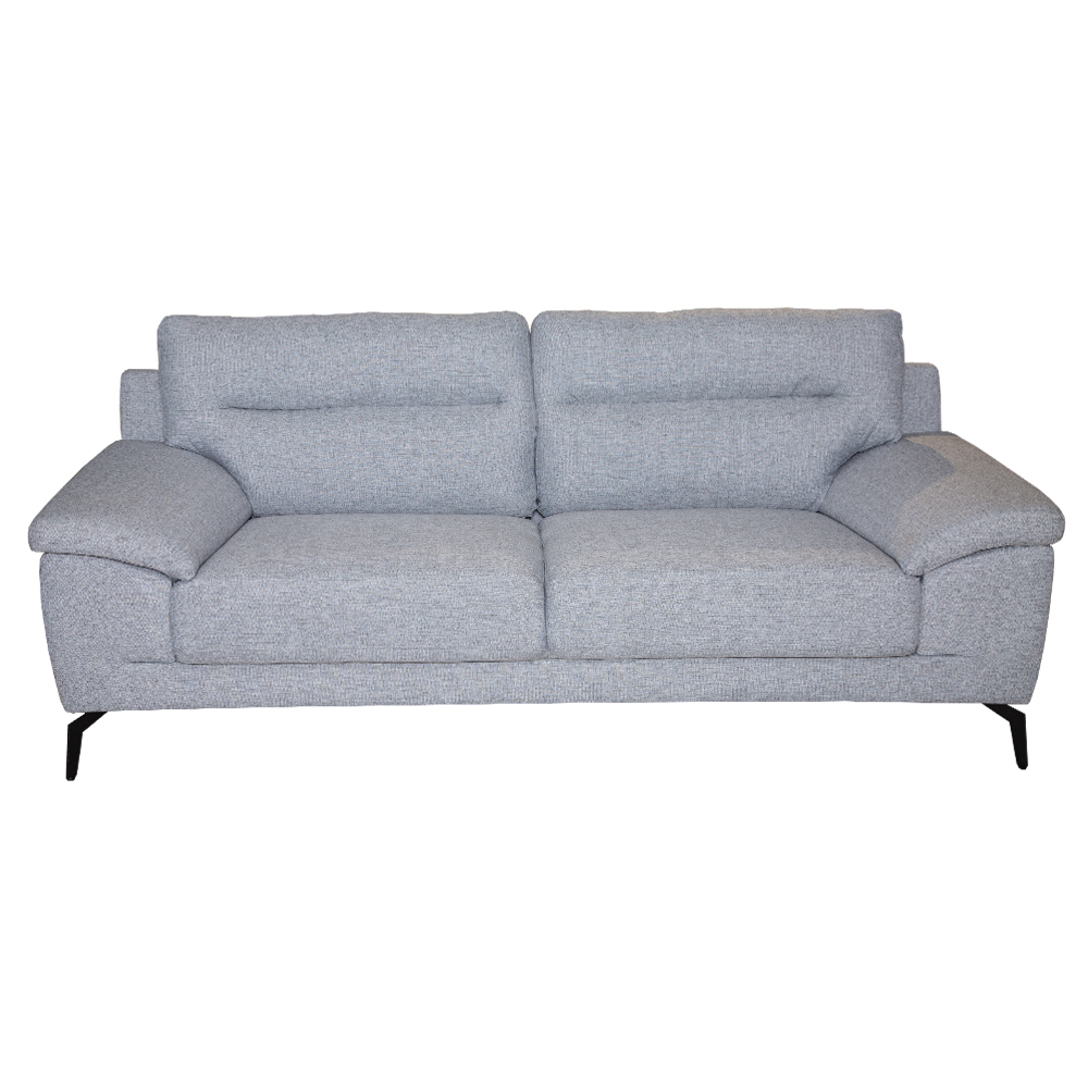 Bono 321 Fabric Sofa; 5-Seater (3+2), Light Grey