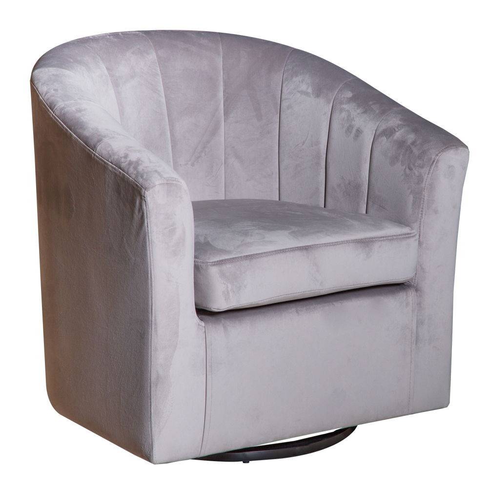 Leisure Arm Chair; (76x76x71)cm, Light Grey 1