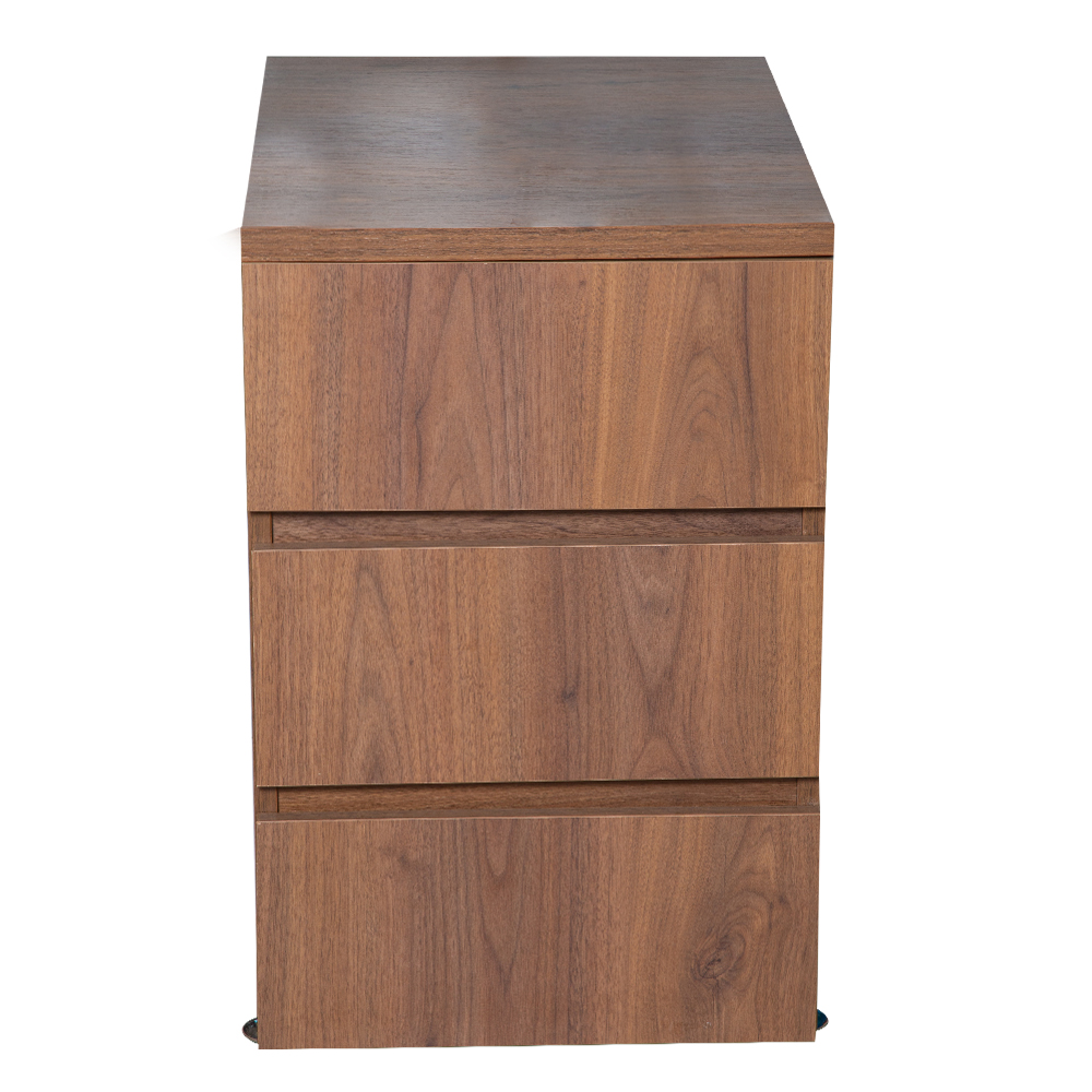 Mitii: 3 Drawer Pedestal For Desk Return With Soft Close Drawers; (45x62x68)cm 1