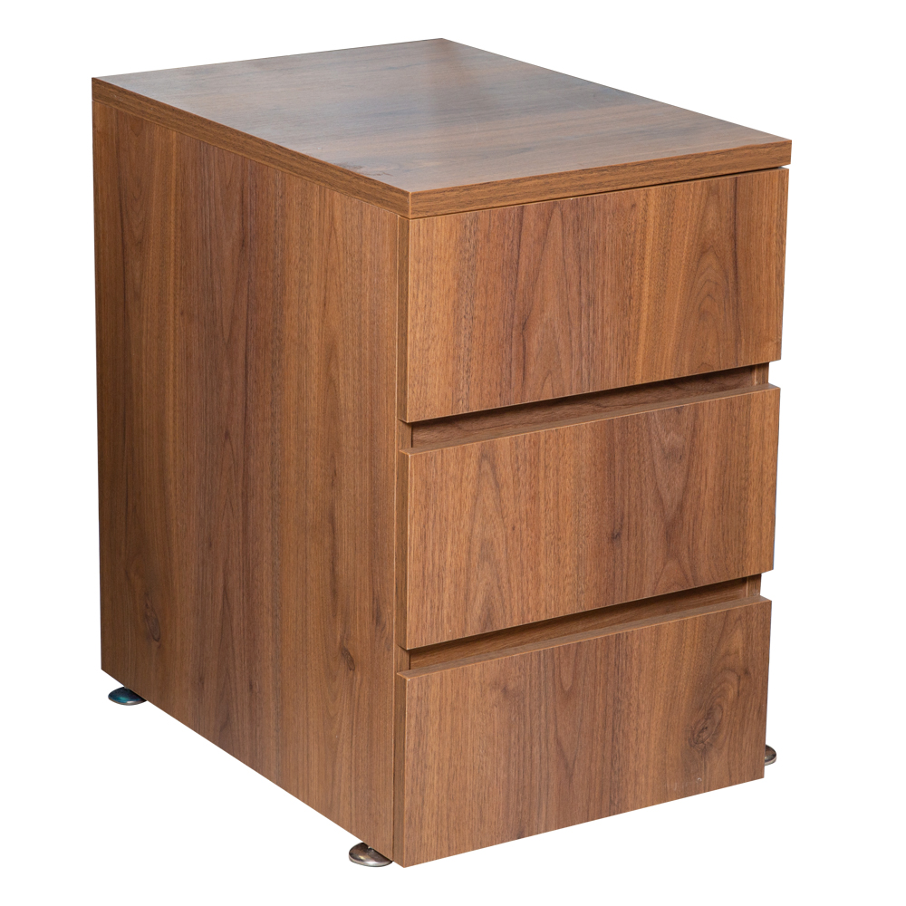 Mitii: 3 Drawer Pedestal For Desk Return With Soft Close Drawers; (45x62x68)cm