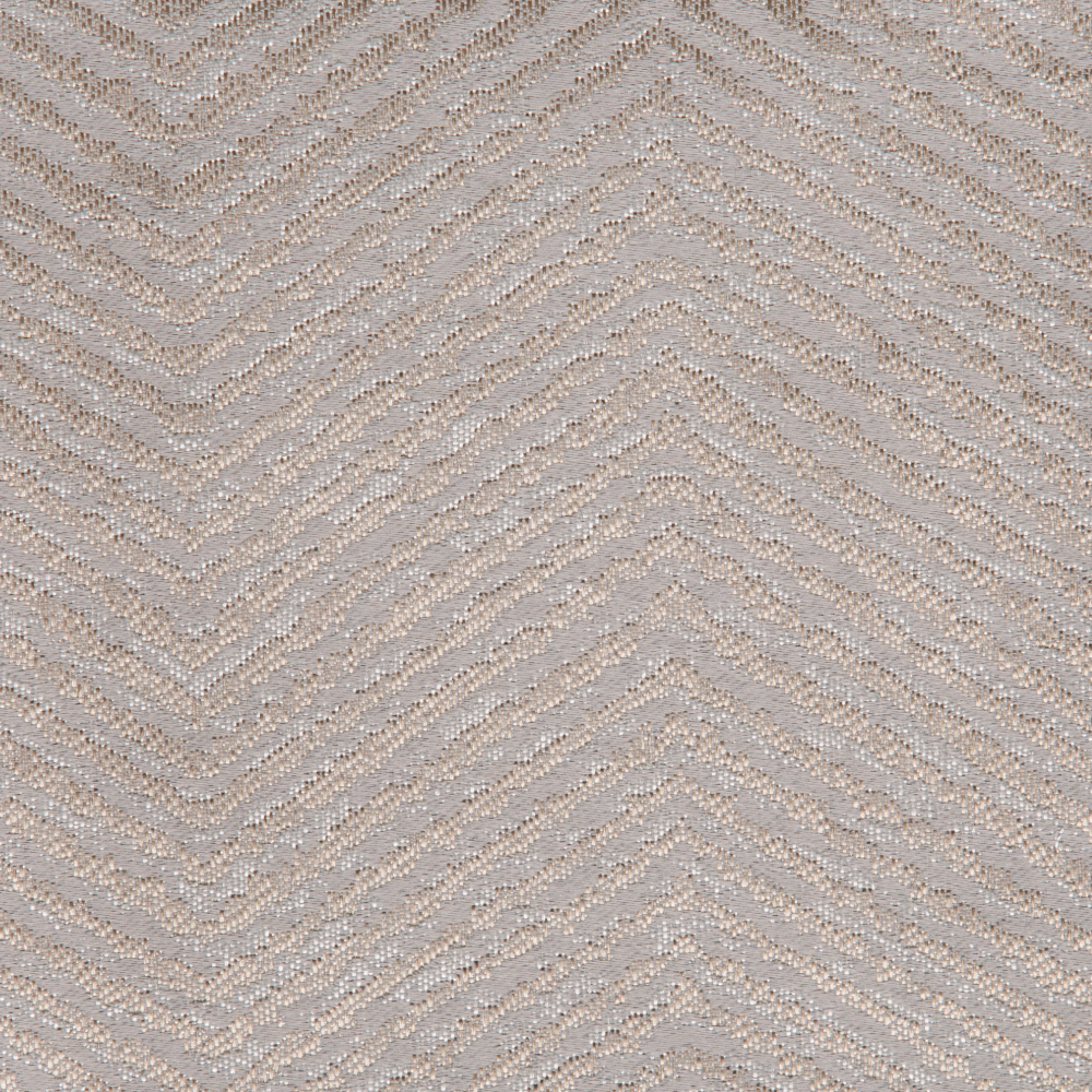 Marble Collection: Mitsui Herringbone Patterned Polyester Jacquard Fabric; 290cm, Cream/Brown 1