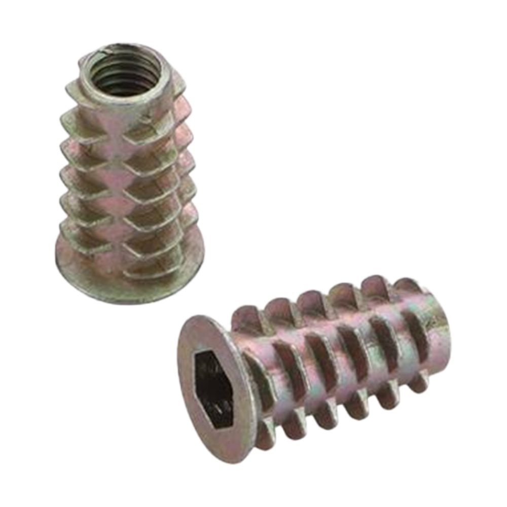 Zinc Alloy Connecting Nut; M6x18x13mm Zinc 1