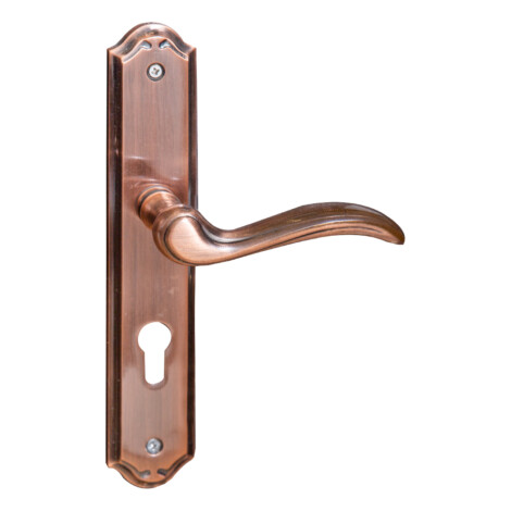 LP406 – Brass Lever Handle; 85mm CTC, Antique Copper 1