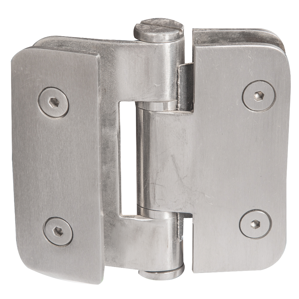 00013-B – Stainless Steel Shower Hinge, Satin 1