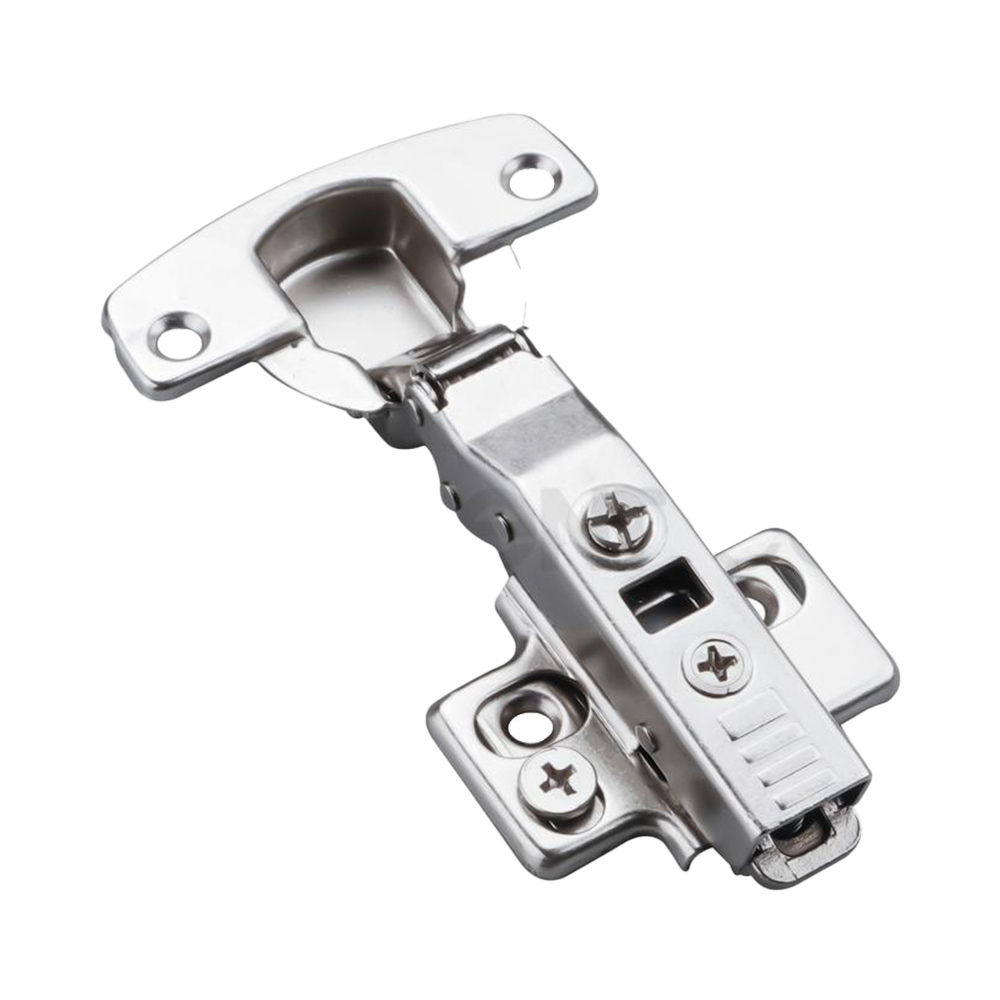 Steel 3D Hinge; Full Over-Lay, Nickel 1