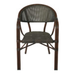 Teslin Outdoor Chair, (57x60x84)cm, Brown - Image 8