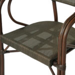 Teslin Outdoor Chair, (57x60x84)cm, Brown - Image 4