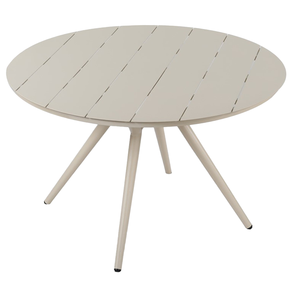 Outdoor Round Table; (100×73)cm, White 1