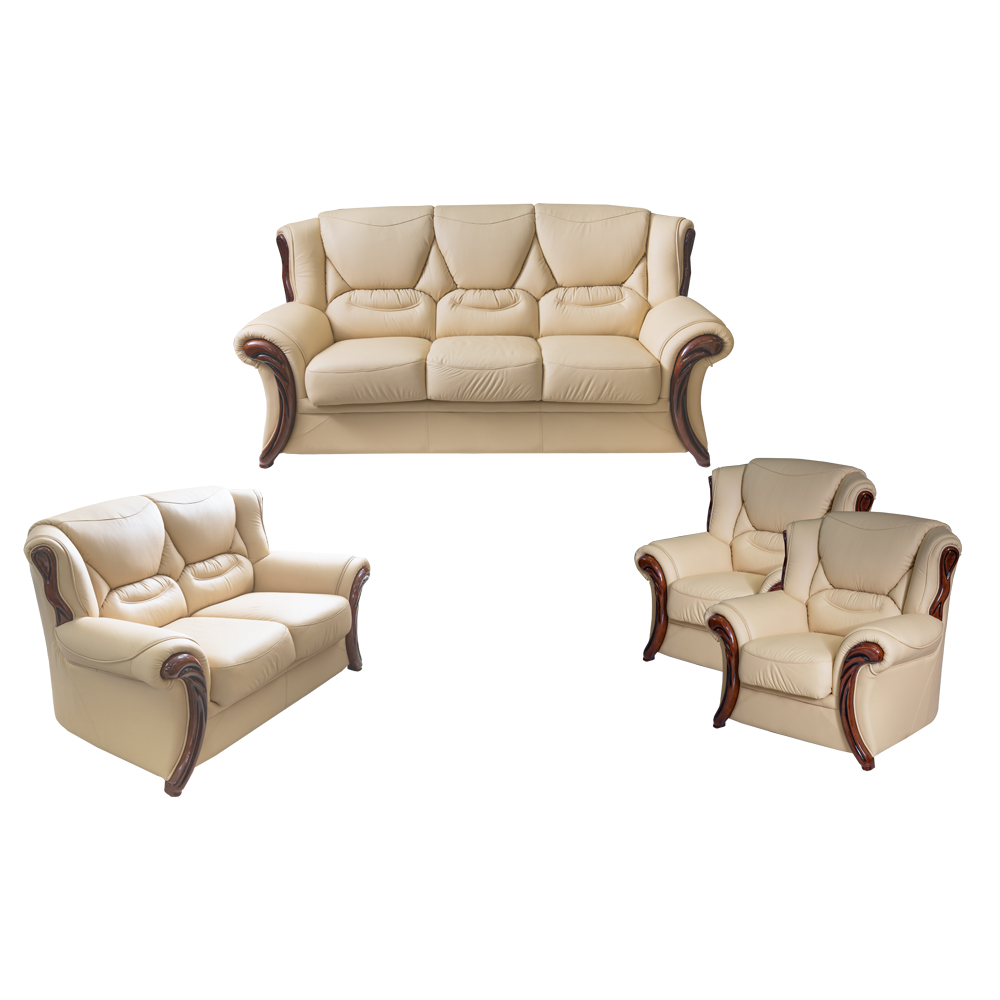 Leather Sofa : 7-seater (3+2+1+1), Col