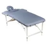 Massage Table; (185x80)cm, Grey