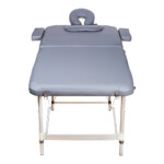 Massage Table; (185x80)cm, Grey