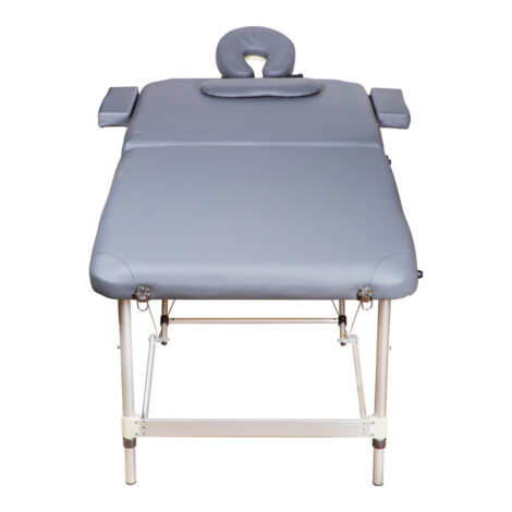 Massage Table; (185x80)cm, Grey