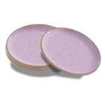 Weida Round Plate Set-4pcs; 26.5cm, Pink