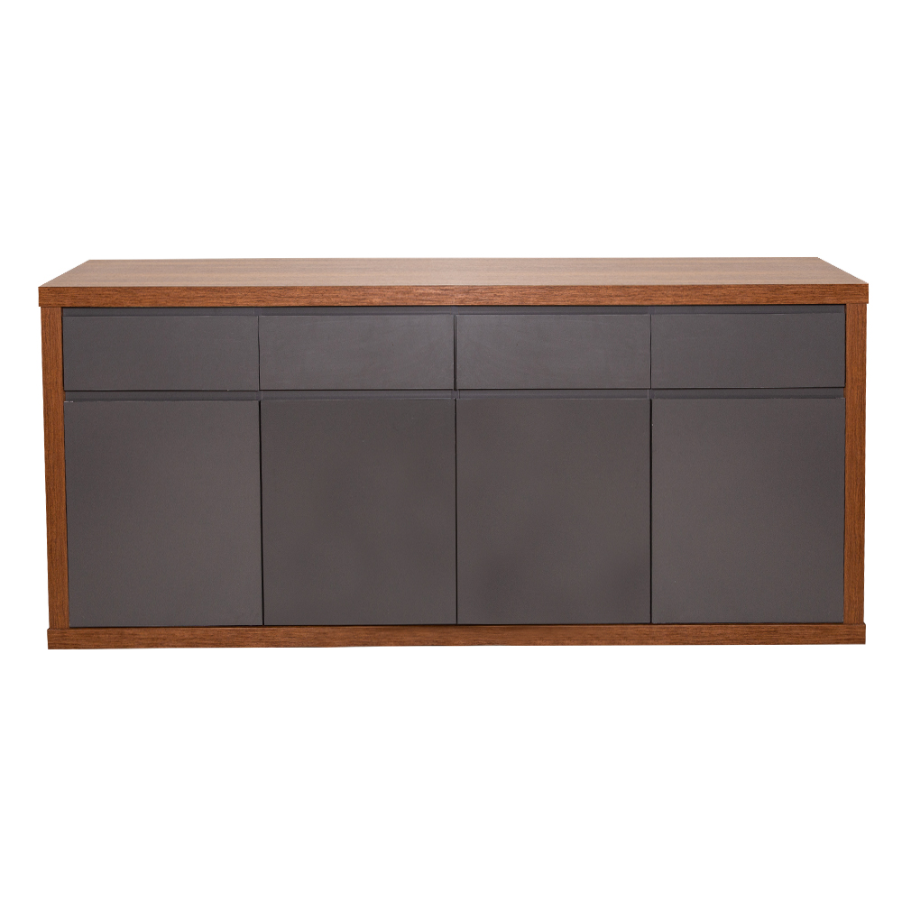 Side Board; (200x45x89)cm, Matt Grey 1