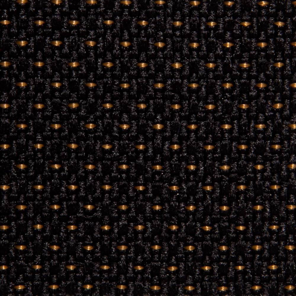 Fitzroy: Ateja Plain Furnishing Fabric; 150cm, Black 1