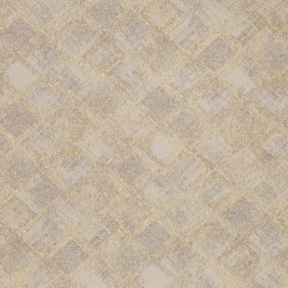 Hikari Collection: Mitsui Diamond Patterned Polyester Jacquard Fabric; 280cm, Light Grey 1