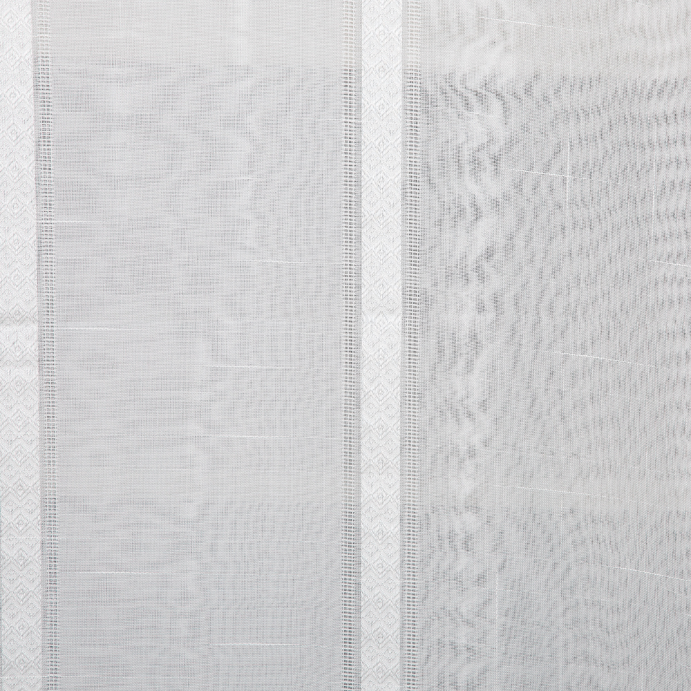 Rink Collection: Polyester Sheer Fabric; 280cm, White 1