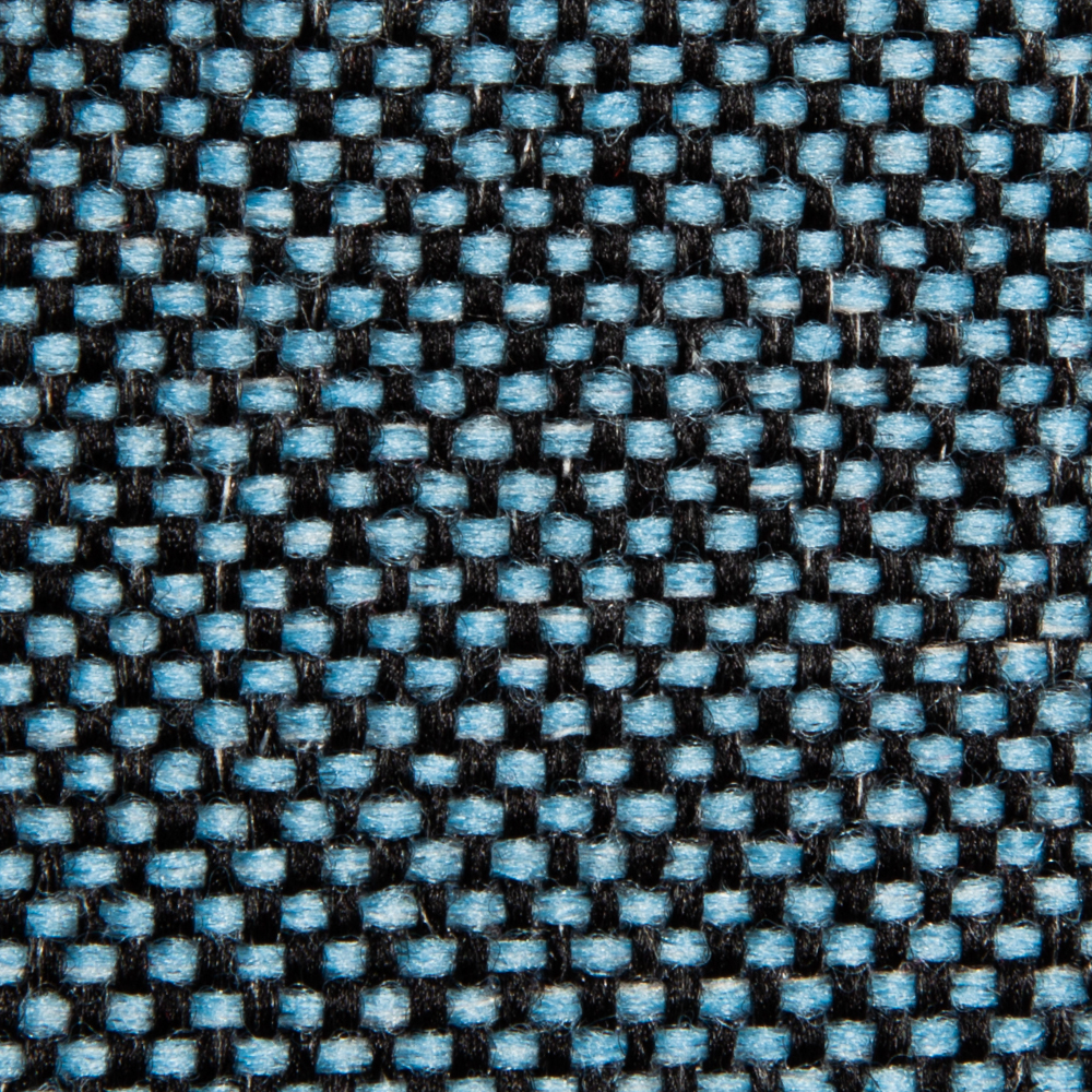 Valian: Ateja Plain Furnishing Fabric; 145cm, Blue/Black 1