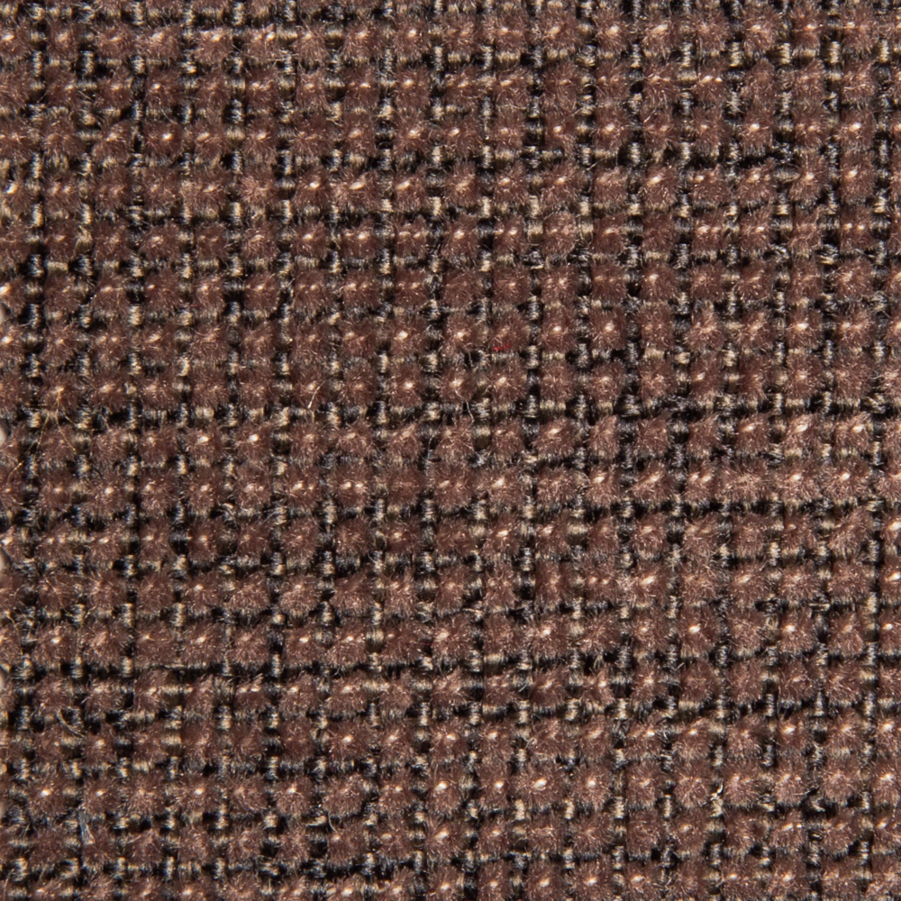 Vicenza: Ateja Plain Furnishing Fabric; 150cm, Dark Brown 1