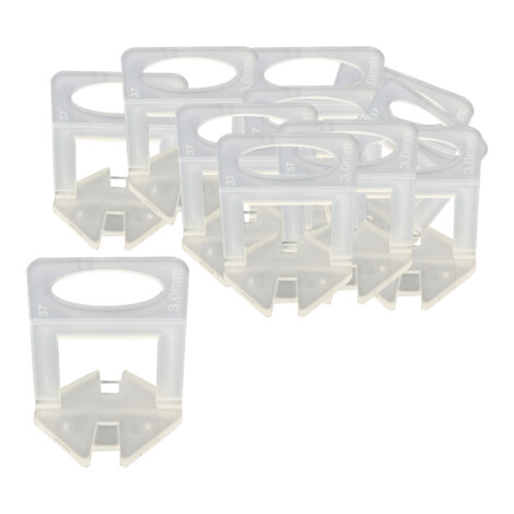 TERA: Tile Levelling Spacer Clips; 3mm x 100pcs, 260g