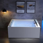 NTH: Massage BathTub; (180x145x76cm), White