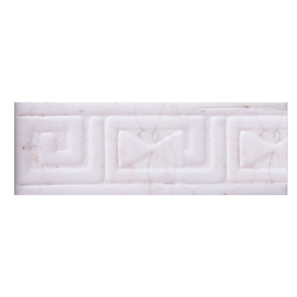 BM340A: Ceramic Border Tile; (07.0x20.0)cm, Beige