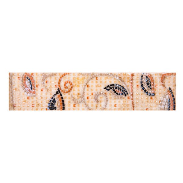 Brint: Ceramic Border Tile; (05.0x20.0)cm, Ivory