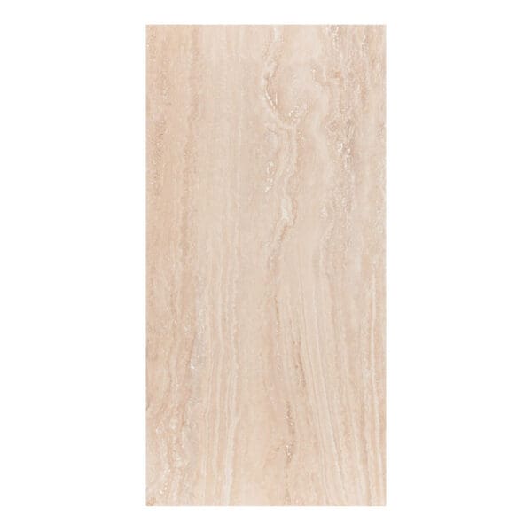23790E Travertino Navona: Polished Porcelain Tile; (60.0x120.0)cm, Crema