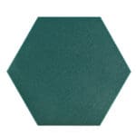 Hex Mayfair Vert : Matt Porcelain Tile (19.8x22.8)cm