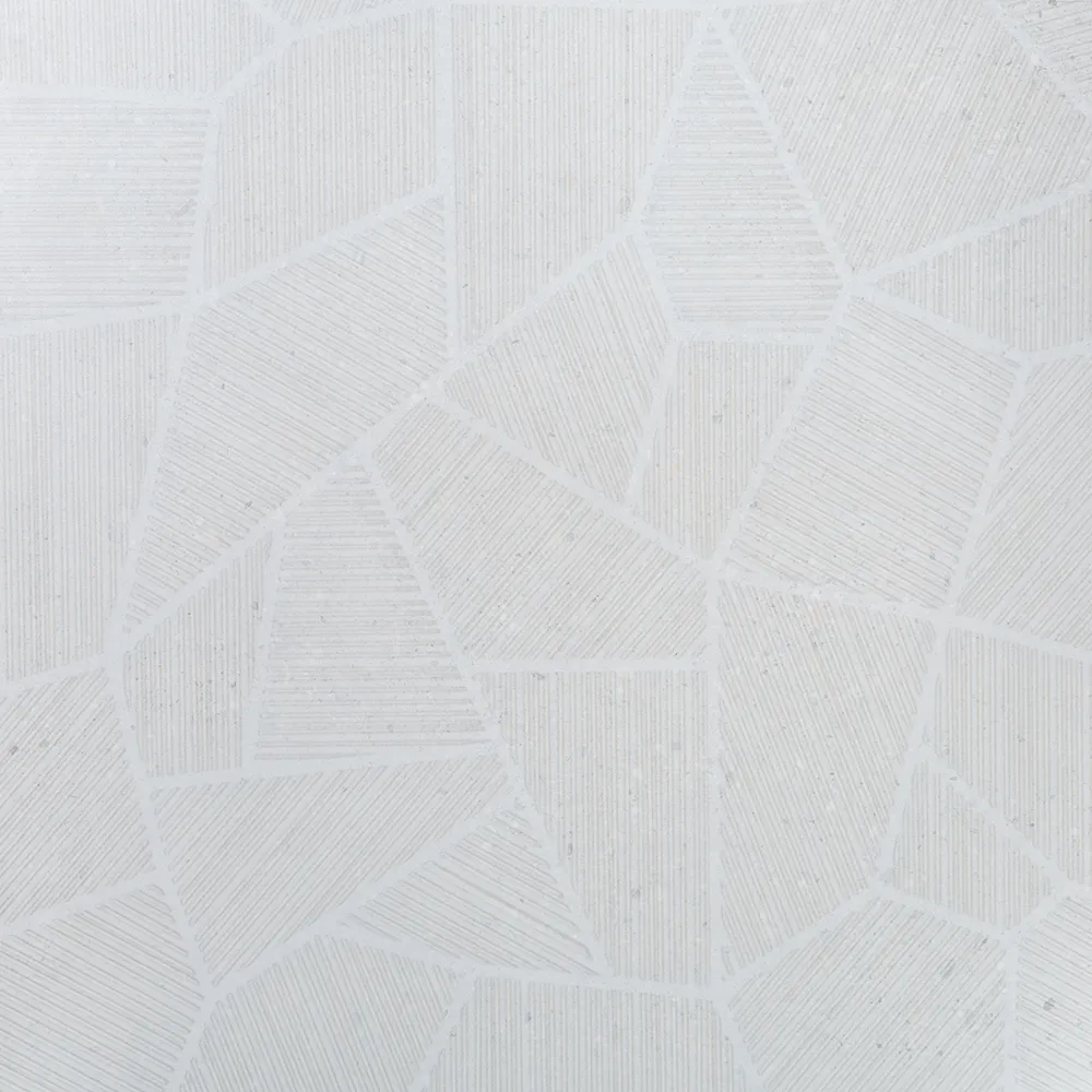 Sassi Bianco: Matt Porcelain Decor Tile; (60.0x60.0)cm
