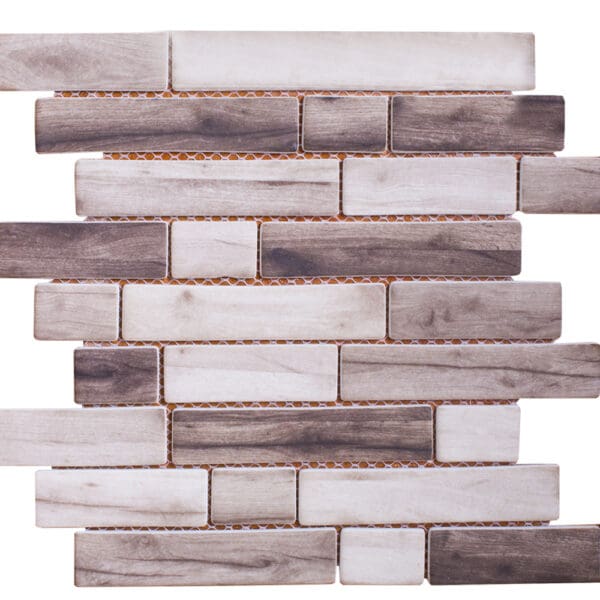 K18106TCC: Brick Glass Mosaic Tile (30.0x30.0)cm