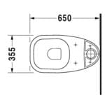 D-Code: WC Pan: Close Coupled, White