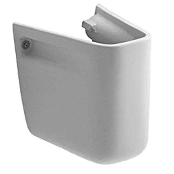 D-Code: Semi-Pedestal for 45cm basin: White
