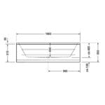 D-Code: Bathtub (180x80)cm, White