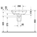 DuraStyle: Wash Basin: White, 60cm