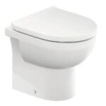 Durastyle Eco: Floor Standing WC Pan; Rimless 48cm, White