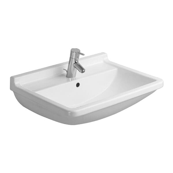 Starck 3: Washbasin; 65cm, White