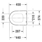 Duravit: Me by Starck: Seat Cover: White #0020010000