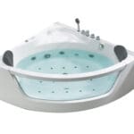 FSHN: Massage BathTub : 1500x1500x590mm : White #D-3023-150