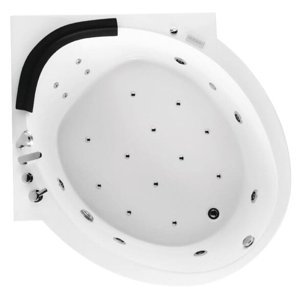 FSHN: Massage BathTub; 1600x1600x600mm, White