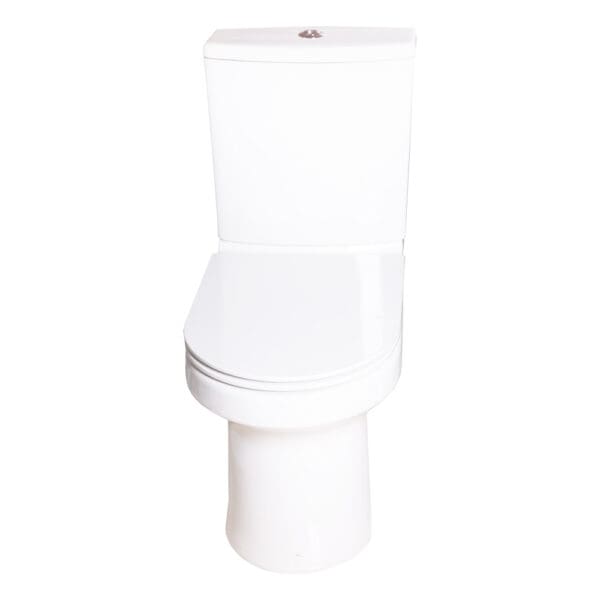 Alma: Cistern; Dual Flush With Fittings, White