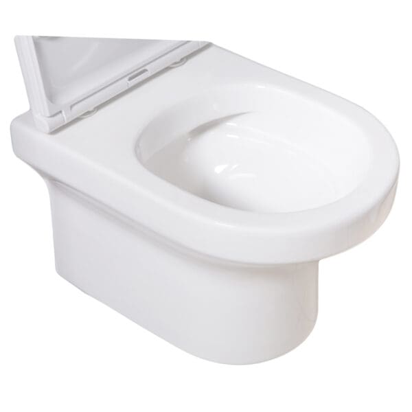 Alma :Wall Hung WC Pan, White