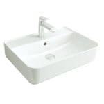 Counter Top Basin, 60cm: White