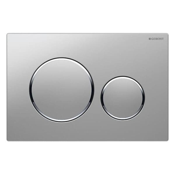 Actuator Plate; Sigma 20 For Dual Flush: Bright Chrome Plated