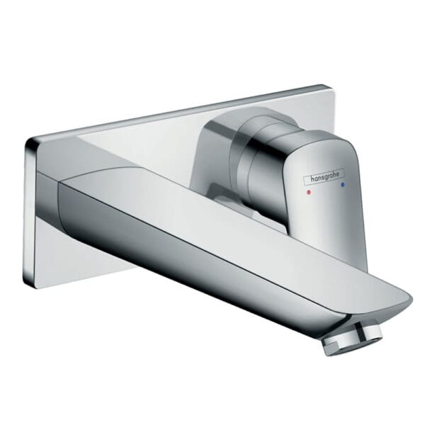 Logis: Basin Mixer: Wall Type, Chrome Plated