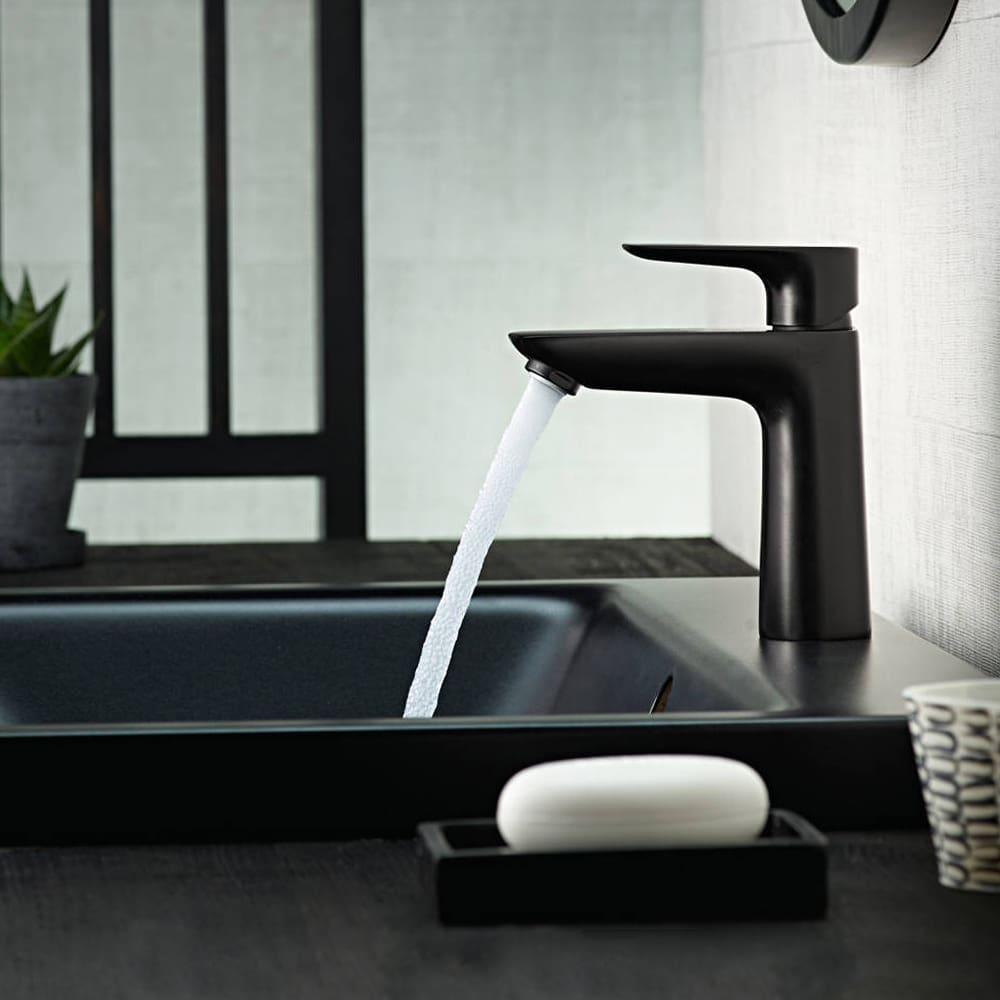 Hansgrohe Talis E 110: Basin Mixer; Single Lever; Matt Black #71710670
