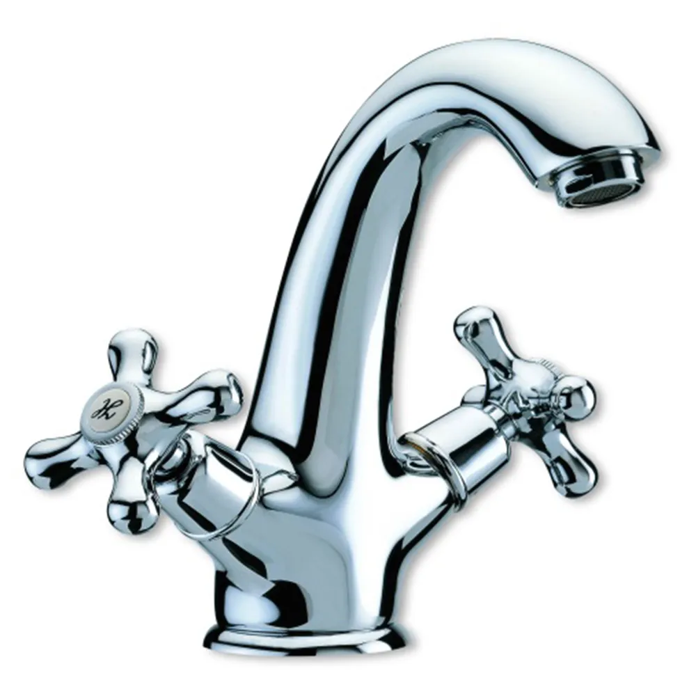 Jeals Victorian: Basin Mixer with Pop Up, Chrome Plated