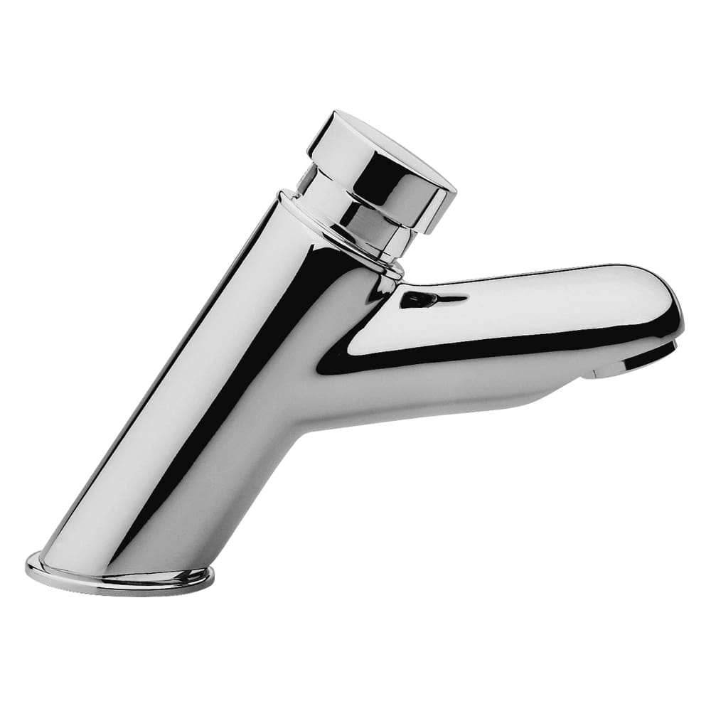 Push Tap: Delay Action, Chrome Plated