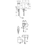 Electronic Wash Basin Tap: Celis E HD-K, Mains Operated