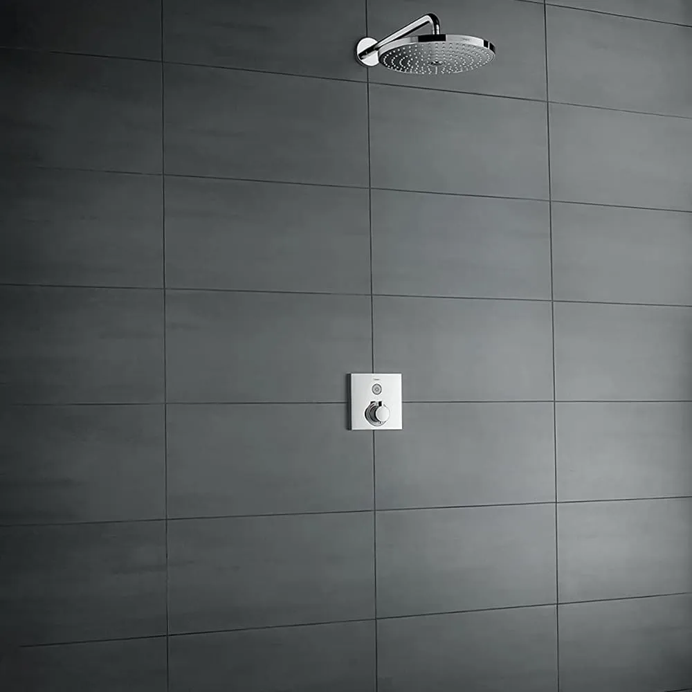 Hansgrohe Shower Select: Finish Set For Concealed Thermostatic Mixer 1 Outlet, Chrome Plated